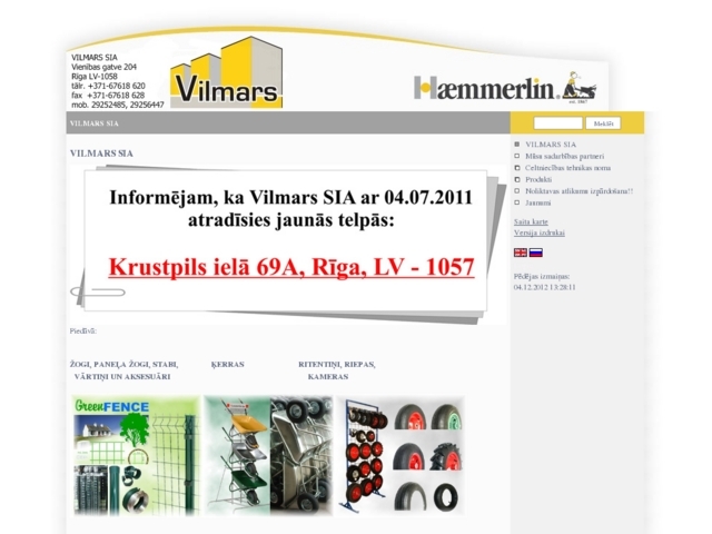 Vilmars, SIA